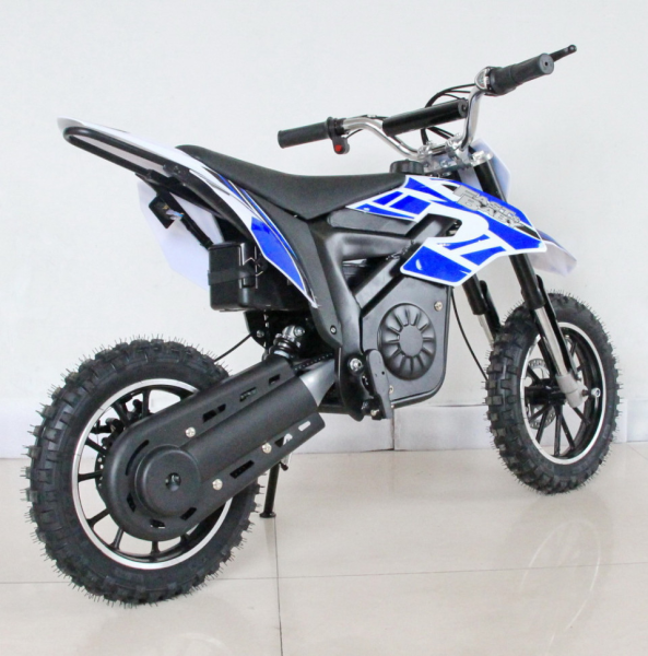 Электромотоцикл GreenCamel Питбайк DB300, 36V 800W R10 быстросъемная батарея синий