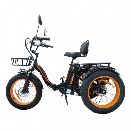 Трехколесный электровелосипед фэтбайк Kugoo Trike