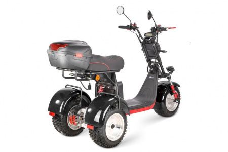 Электроскутер WHITE SIBERIA IKRA 5000W BLACK трицикл