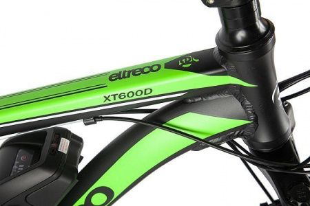 Велогибрид Eltreco XT 600 D сине-оранжевый
