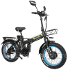Электровелосипед Syccyba H1 DUAL синий