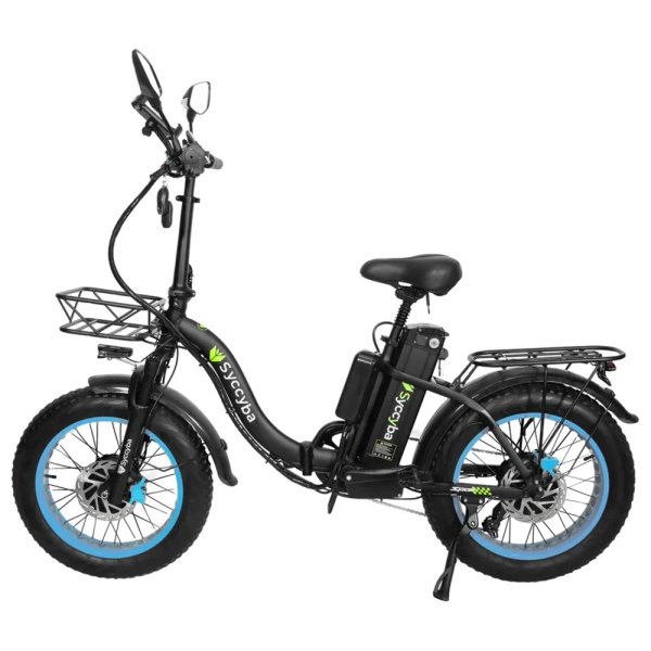 Электровелосипед Syccyba H2 DUAL синий