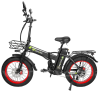 Электровелосипед Syccyba H1 DUAL красный