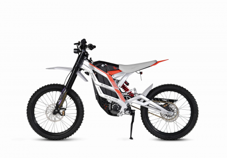 Электромотоцикл эндуро 79bike Falcon Pro белый-красный