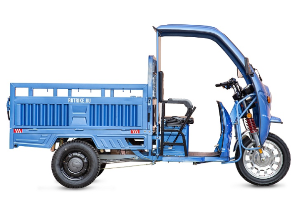 Грузовой электротрицикл Rutrike Гермес Pro 1500 72V2200W синий