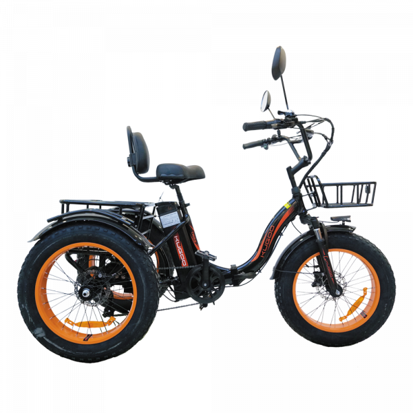 Трехколесный электровелосипед фэтбайк Kugoo Trike