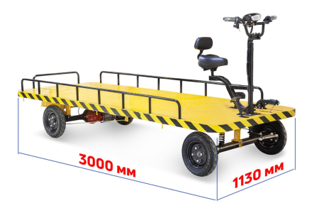 Платформенная электротележка RuTrike СКЛАД 3000